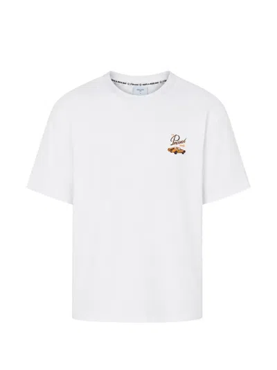 Percival Graphic-print Crew-neck T-shirt In White