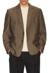 Percival Grounds Tailored Blazer In Brown