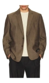 Percival Grounds Tailored Blazer In Brown