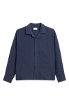 Percival Linen Shirt In Blue