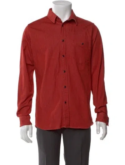 Pre-owned Percival Long Sleeve Shirt In Orange