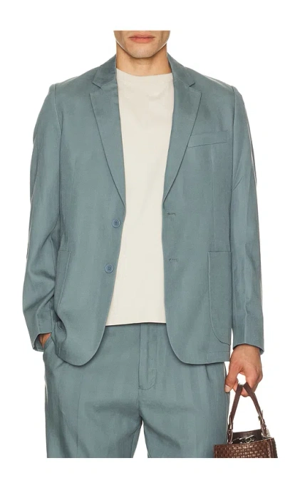 Percival Lyocell Regular Blazer In Gray