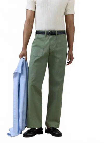 Percival Men's Lungo Carpenter Trouser In Sage In Green