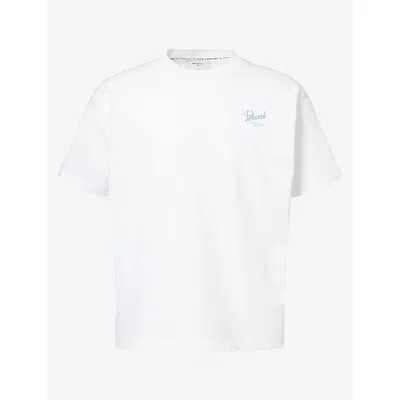 Percival Mens Dawson Logo Cotton T-shirt White Xl