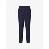 Percival Tailored Linen Trousers In Gray
