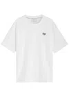 Percival Du Temps Oversize Organic Cotton Graphic T-shirt In White