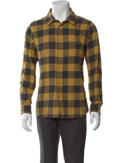Pre-owned Percival Plaid Print Long Sleeve Shirt In Multi