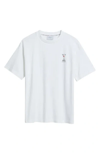 Percival Rossi Martini Oversize Graphic T-shirt In White