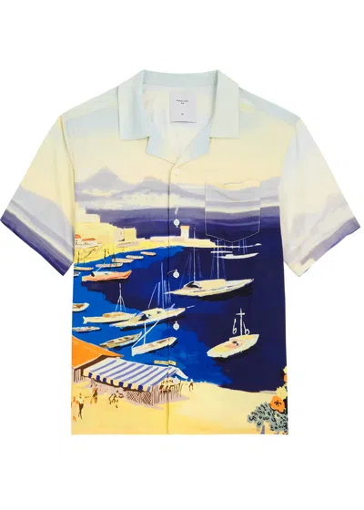 Percival Symi Cove Printed Shirt In Multicoloured