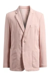 Percival Tailored Fit Pink Linen & Cotton Suit Jacket