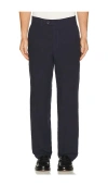 Percival Tailored Linen Trousers In Gray