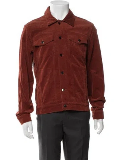 Pre-owned Percival Trucker Jacket In Orange