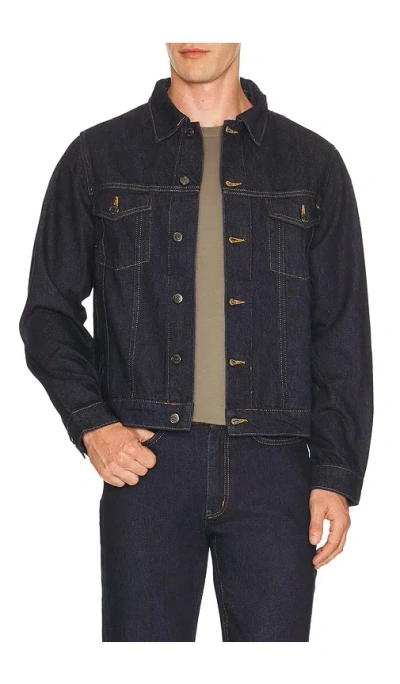 Percival Western Trucker Jacket In Black