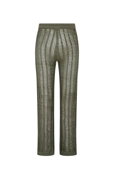 Peregrina Samán Pant Green In Graphite Grey