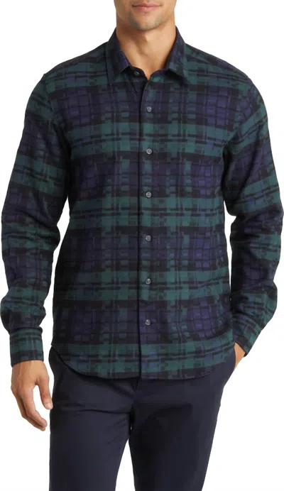 Peregrine Farley Plaid Button-up Shirt In Workshop In Multi