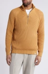 PEREGRINE FELIX QUARTER ZIP SWEATER