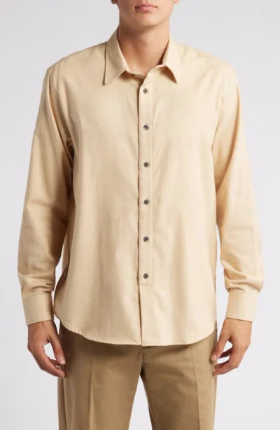Peregrine Lounge Button-up Shirt In Camel
