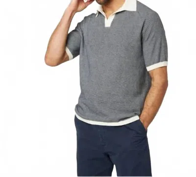 Peregrine Lynton Polo Shirt In Navy In Blue