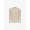 Peregrine Mens Winston Crewneck Relaxed-fit Wool Jumper Tierra In Tierra