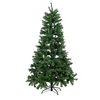 Perfect Holiday 6' Green Pvc Classic Evergreen Artificial Christmas Tree