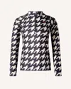 Perfect Moment 1/4 Zip Base Layer Top S In Black