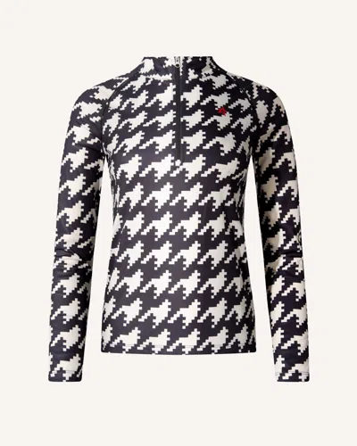 Perfect Moment 1/4 Zip Base Layer Top S In Black