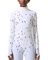 Perfect Moment Active Tee In Dede Ski Print