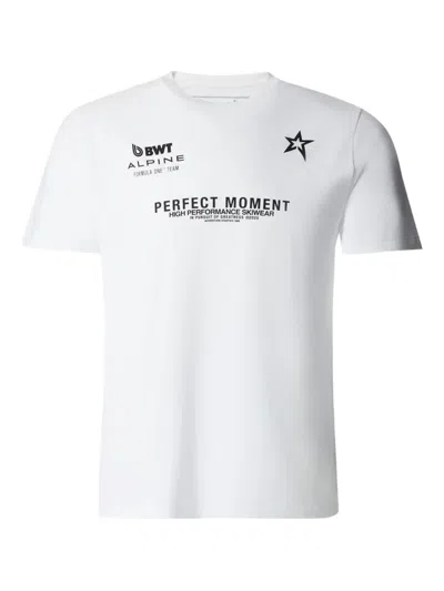 Perfect Moment Alpine Logo-print T-shirt In White