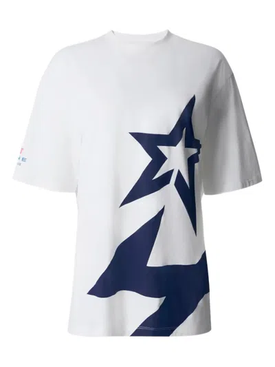 Perfect Moment Alpine Oversize-logo T-shirt In White