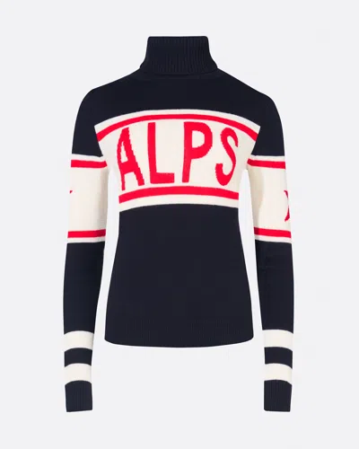 Perfect Moment Alps Merino Wool Sweater Xs In Black