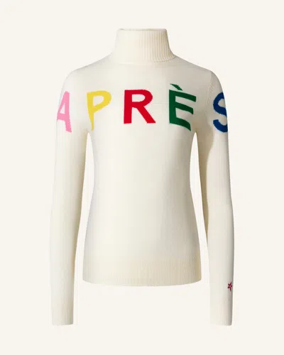 Perfect Moment Après Merino Wool Sweater In White