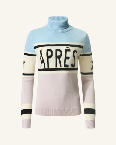 Perfect Moment Après Schild Merino Wool Sweater In Blue