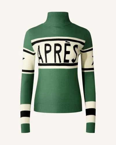 Perfect Moment Après Schild Merino Wool Sweater Xl In Green