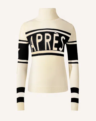 Perfect Moment Après Schild Merino Wool Sweater Xl In White