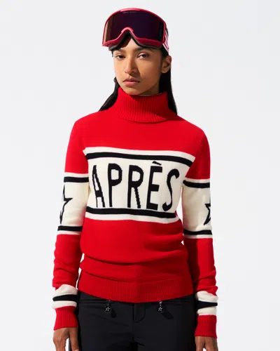 Perfect Moment Apres Schild Sweater L In Red
