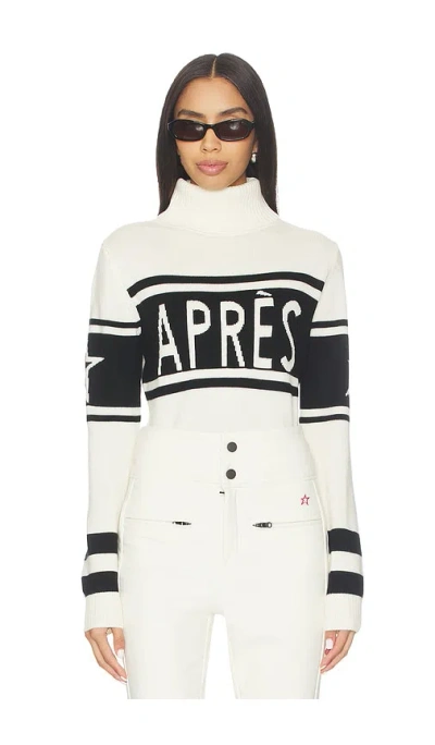 Perfect Moment Schild Aspen Turtleneck Sweater In Snow White