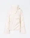 Perfect Moment Ariel Down Bomber Jacket Xl In White