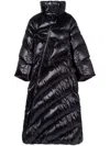 Perfect Moment Ariel Maxi Coat Xl In Black