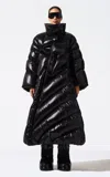 Perfect Moment Ariel Maxi Coat Xl In Black