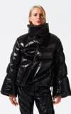 Perfect Moment Ariel Down Bomber Jacket Xl In Black