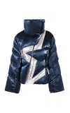 Perfect Moment Ariel Down Bomber Jacket S In Navy