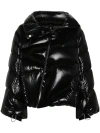 Perfect Moment Ariel Down Bomber Jacket Xl In Black