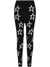 Perfect Moment Aster Star-intarsia Leggings In Multi