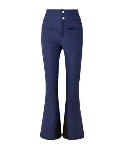 Perfect Moment Aurora Embroidered Bootcut Ski Pants In Blue
