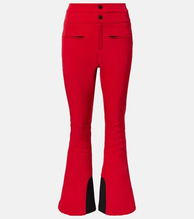 Perfect Moment Aurora Flared Ski Pants In Red