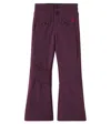 Perfect Moment High Waist Aurora Flare Pant Y14 In Burgundy