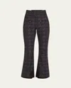 Perfect Moment Aurora Ski Pants In Houndstooth - Blackblack