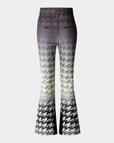 Perfect Moment High-waist Aurora Flare Ski Pant Xl In Animal Print