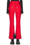 Perfect Moment High-waist Aurora Flare Ski Pant Xl In Red