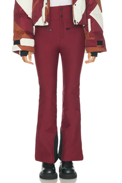 Perfect Moment Aurora High-waist Ski Pant In Burgundy